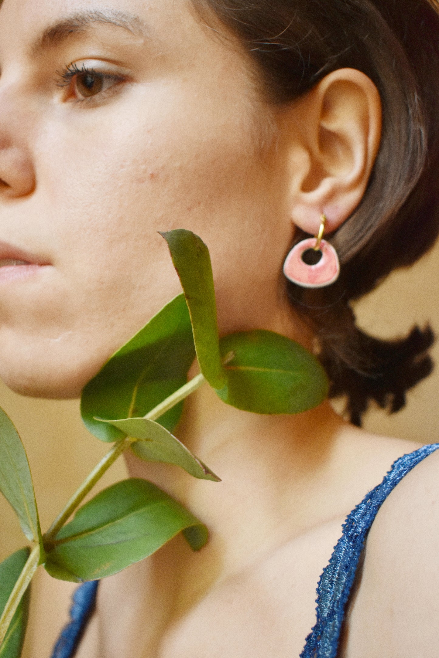 Orecchini rosa piccoli
